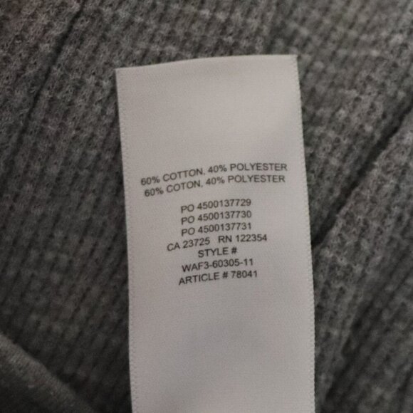 TNA Women's Grey Sz S Waffle Knit Mid Rise Thermal Pull On Joggers - Picture 12 of 12